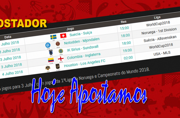 5 Jogos para 3 Julho